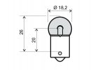 Lamp RMS 246510221 BA15S 12V 5W