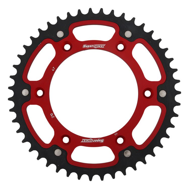 Rozeta SUPERSPROX RST-210:47-RED STEALTH červená 47 zubů, 520