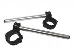 Adjustable clip-ons ACCOSSATO inclination from 6Â° to 10Â° without inner ring, silver