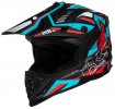 Cross helmet iXS X12045 iXS363 2.0 matná černá-petrolejová-červená S