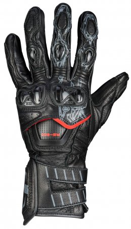 Dámské sportovní rukavice iXS RS-200 3.0 černý DM pro SUZUKI SV 650 (S)