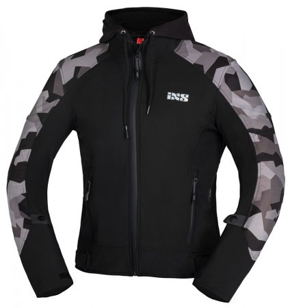 Bunda iXS X51069 SO MOTO CAMO maskáčovaná-černá 2XL